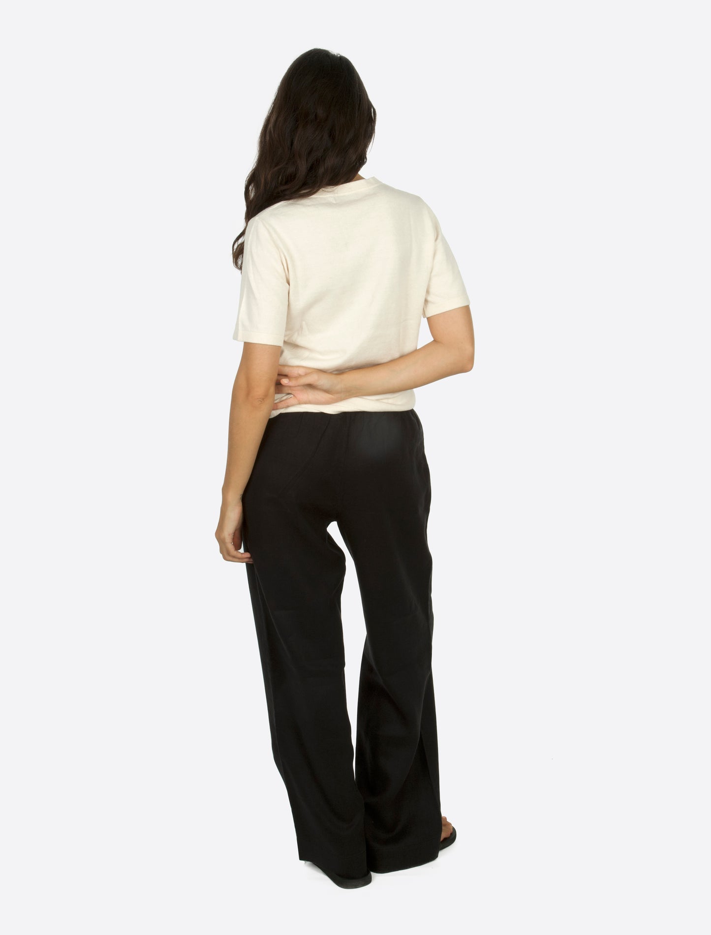 Sylvia Linen pants svart