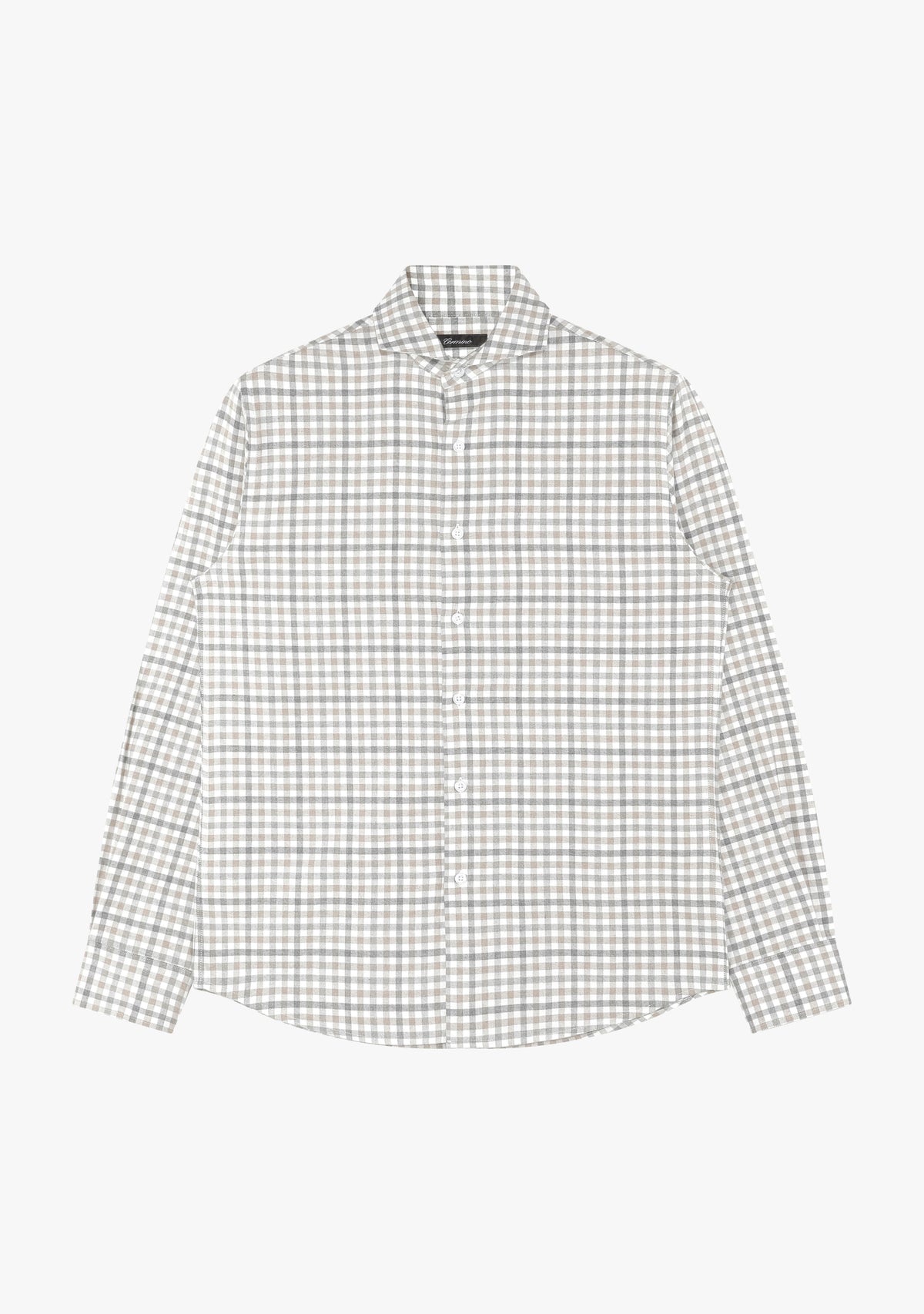 Enzo flannel shirt beige