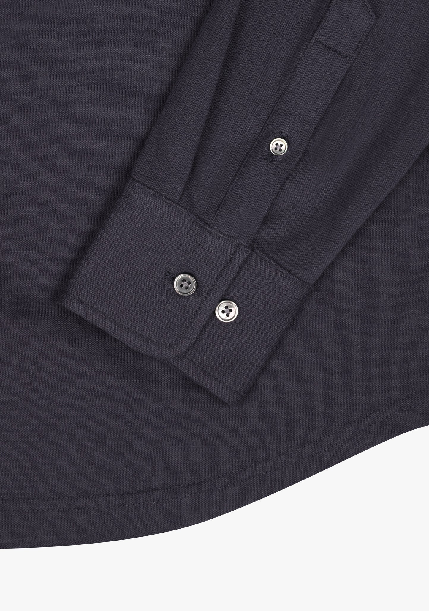 Felix Cotton Pique Shirt Navy