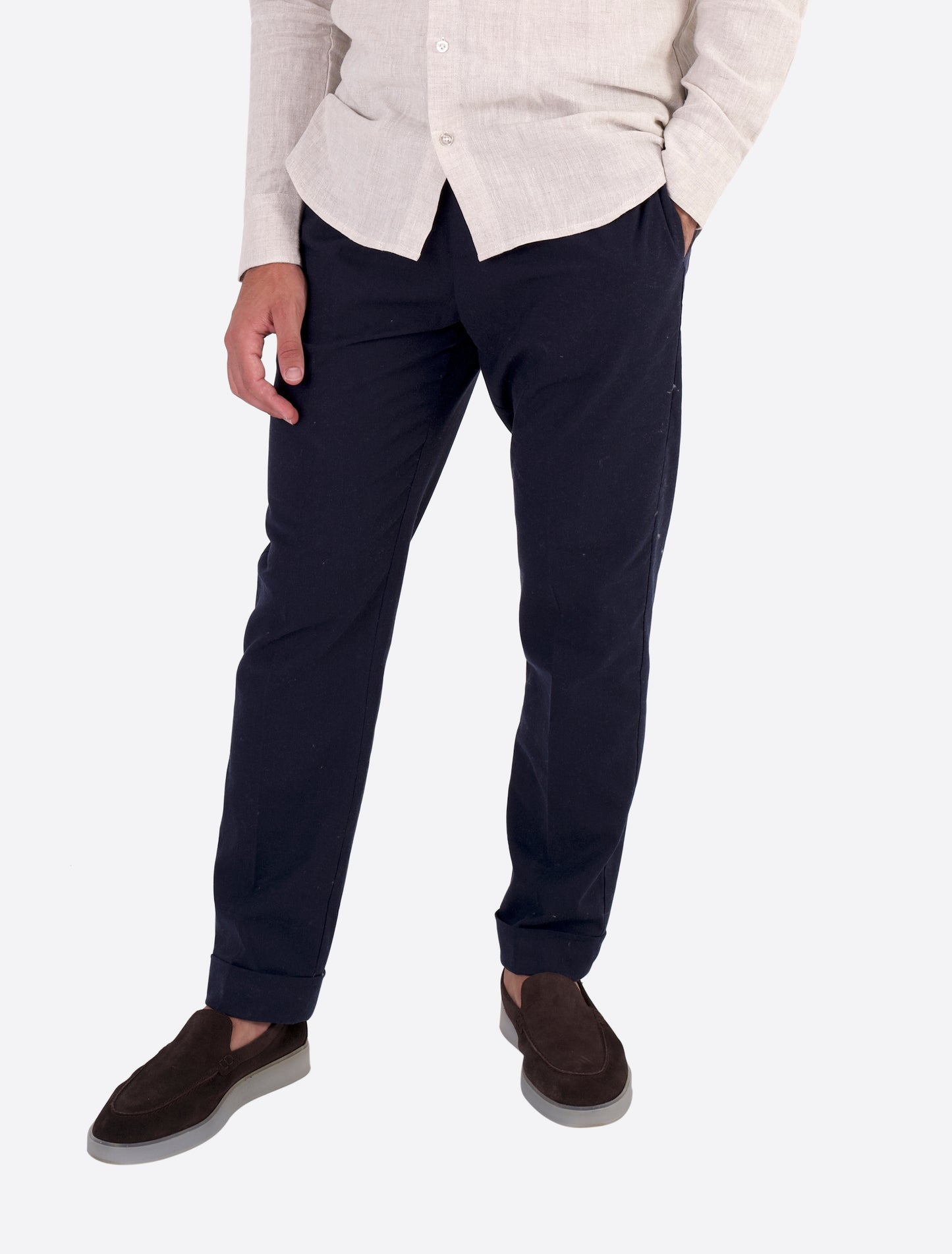 Linen Pants Navy