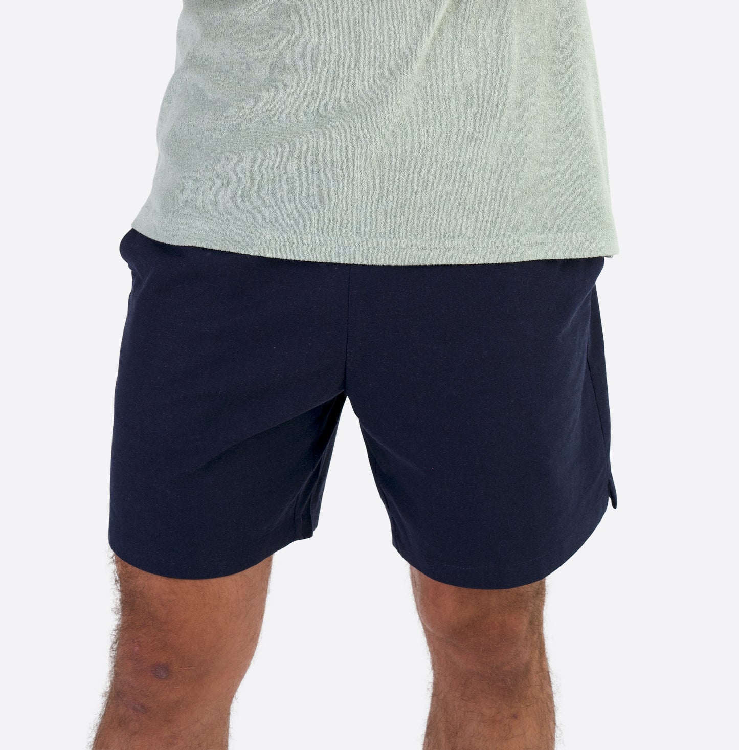 Linen Shorts Navy