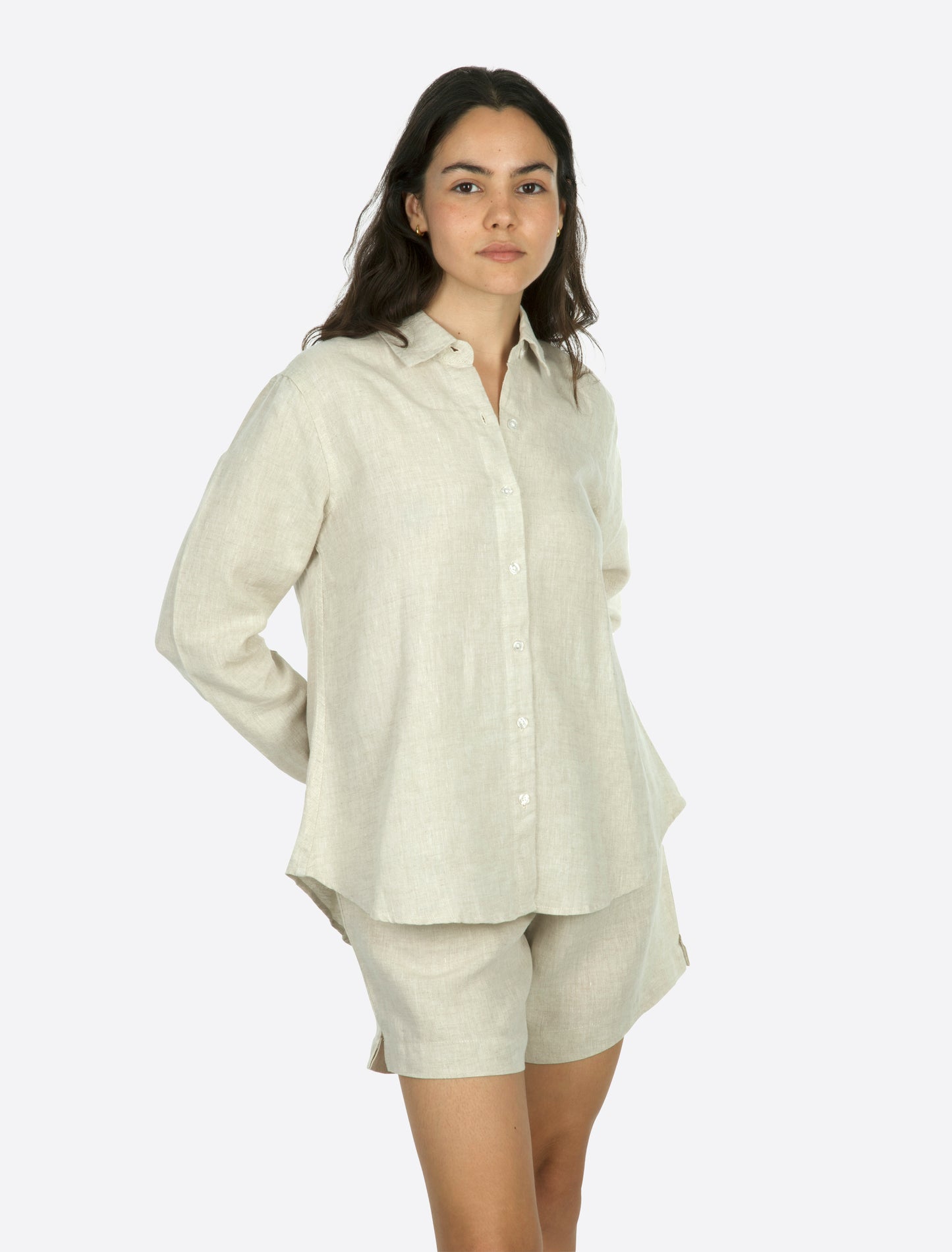 Palma Linen shirt Beige
