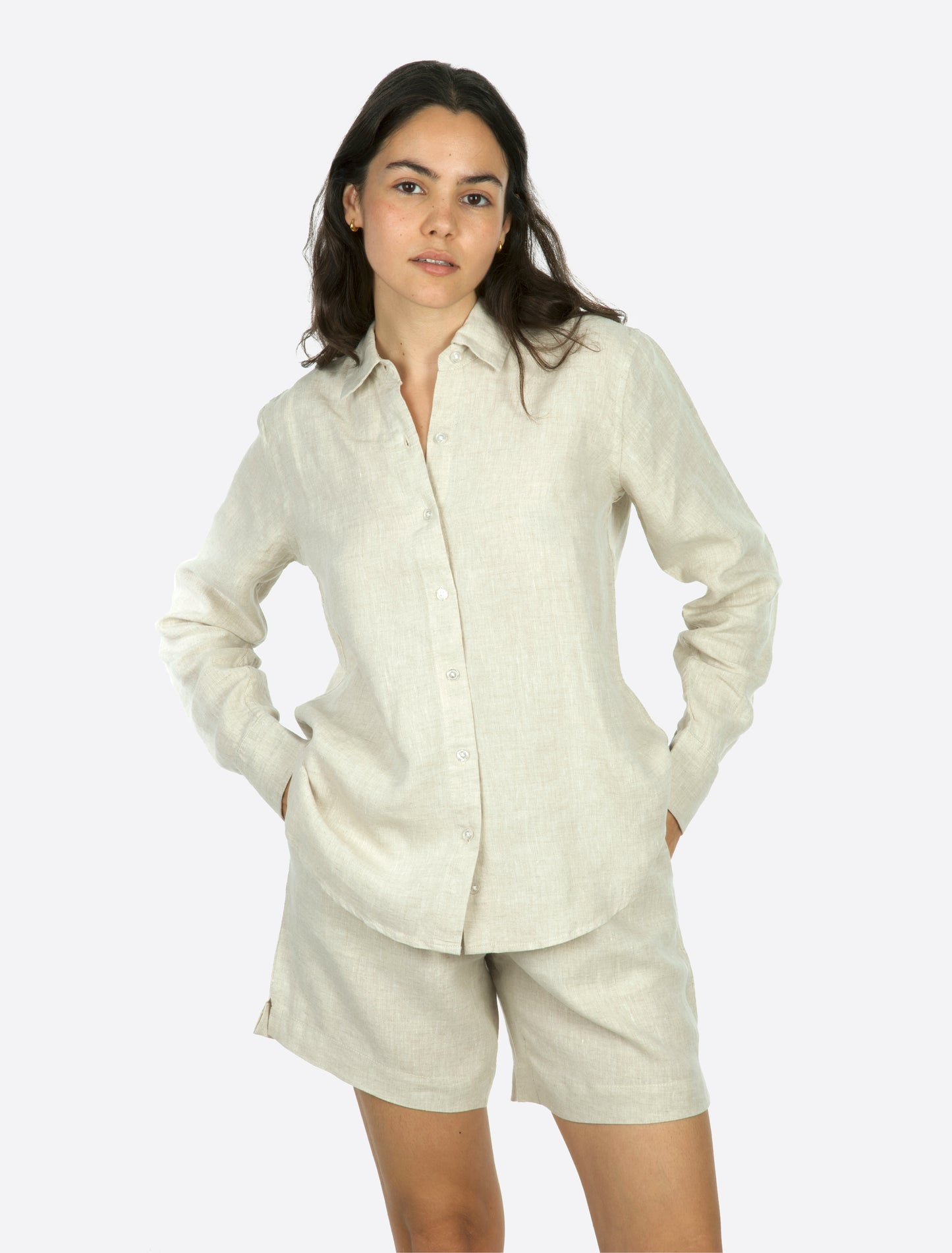 Palma Linen shirt Beige