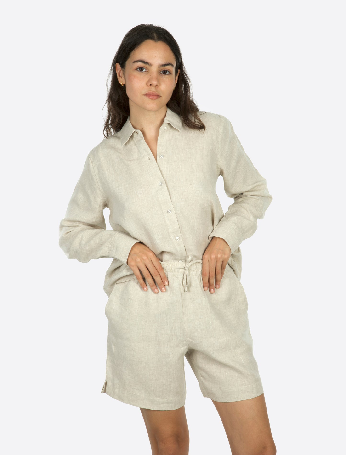 Palma Linen shirt Beige