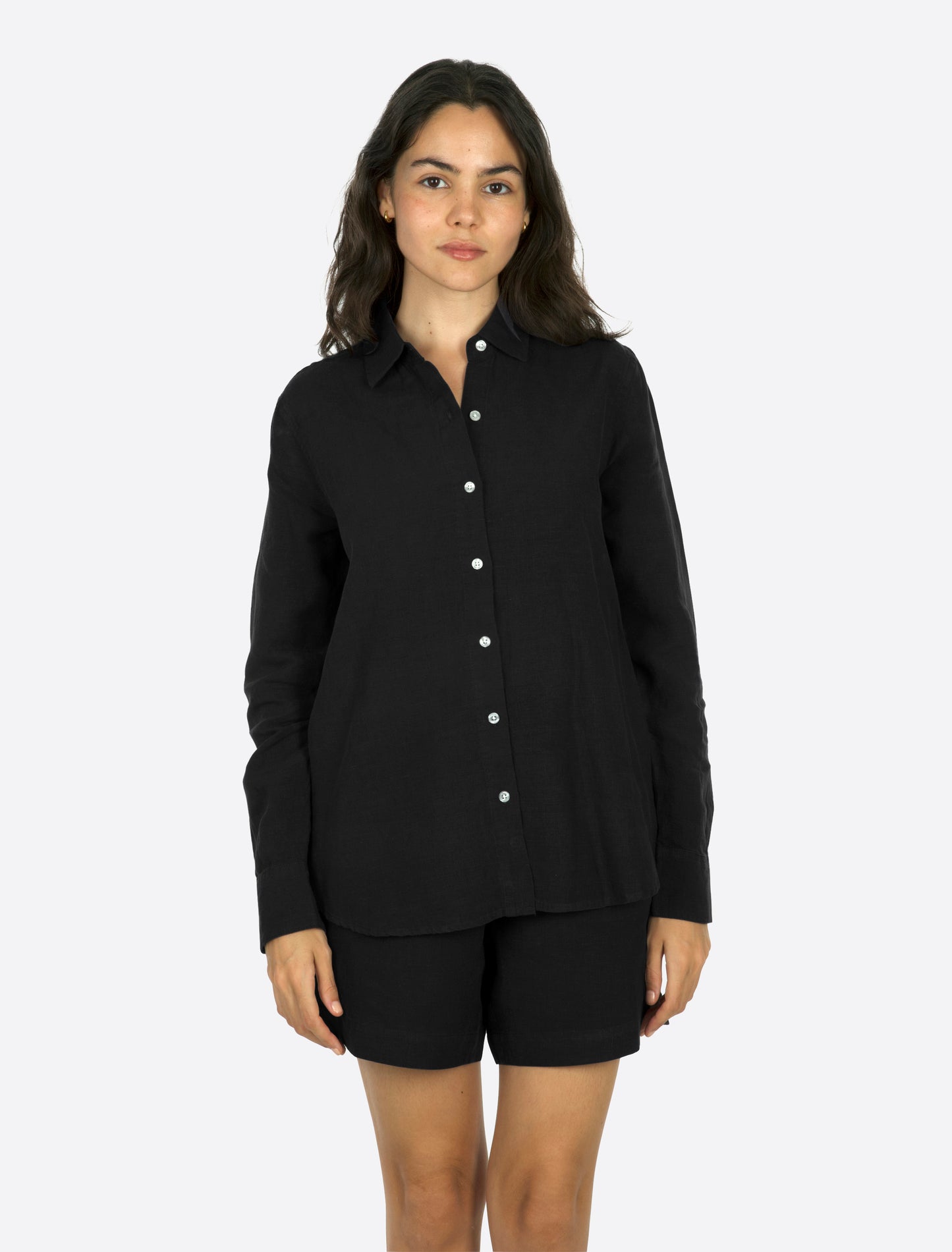 Palma Linen shorts Svart