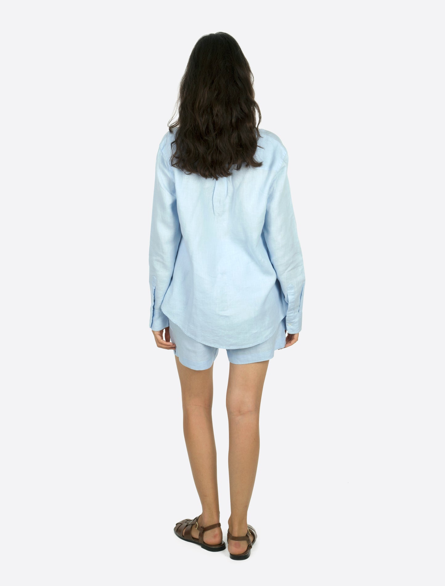Palma Linen shirt Lyseblå