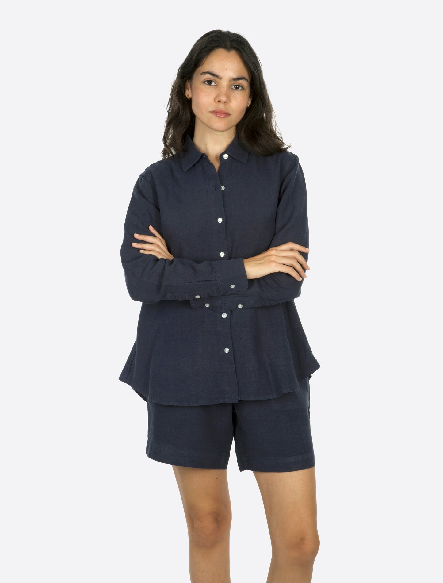 Palma Linen shorts Navy