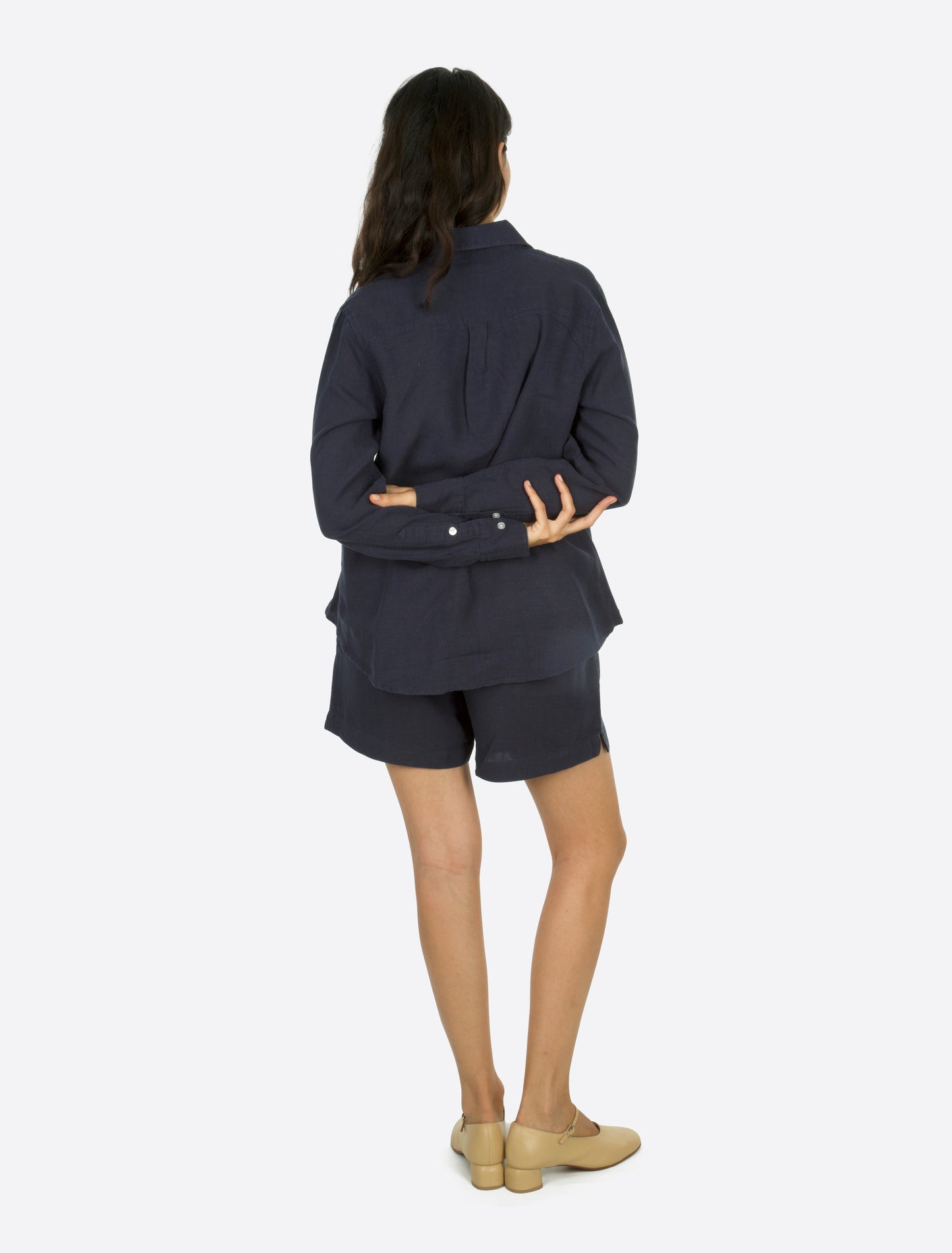 Palma Linen shorts Navy