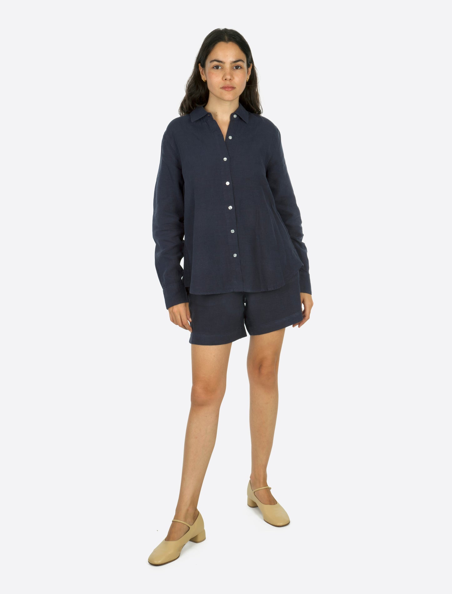 Palma Linen shirt Navy
