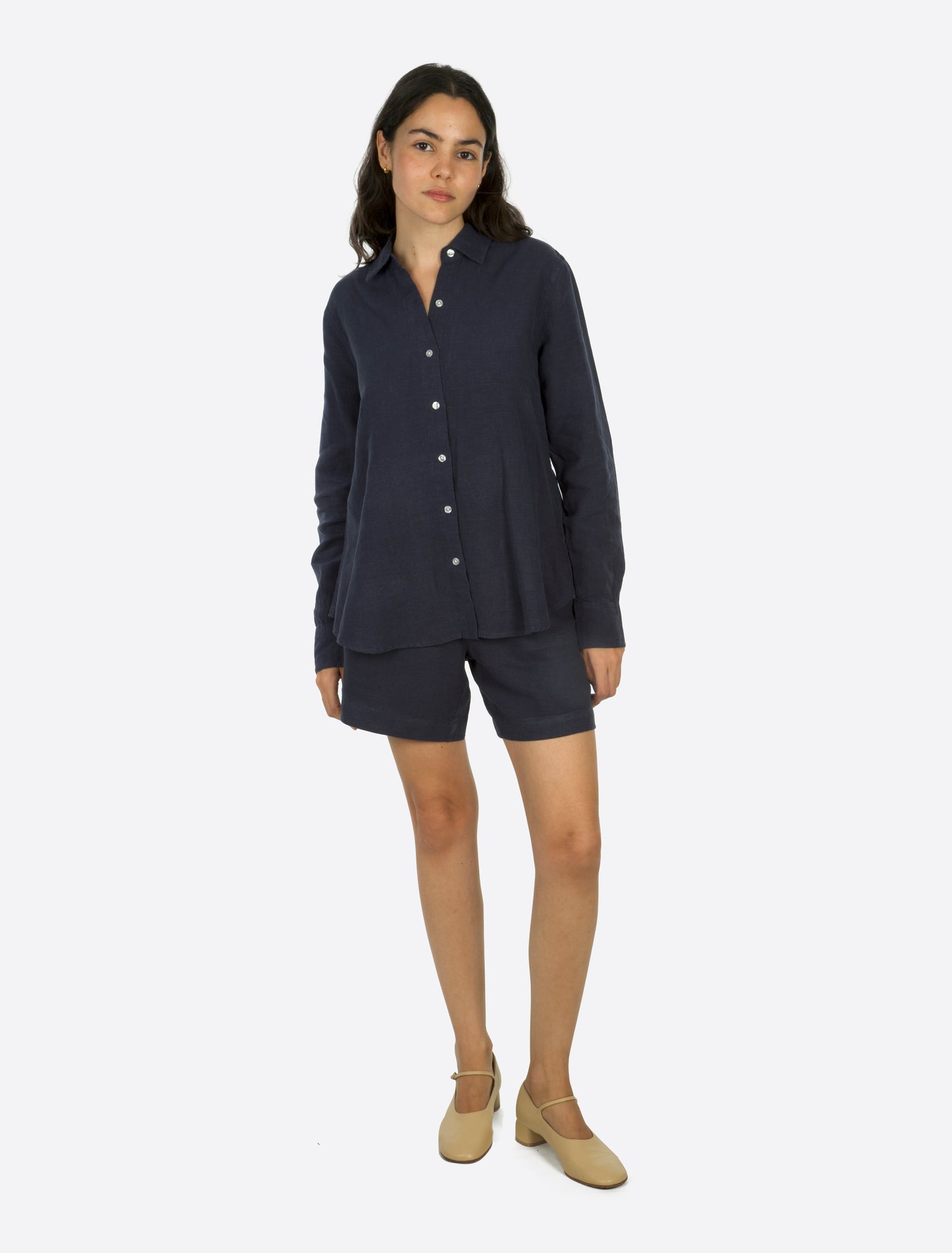 Palma Linen shirt Navy