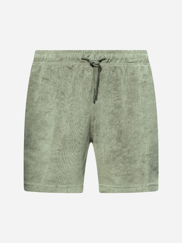 Riviera Terry Shorts Olive
