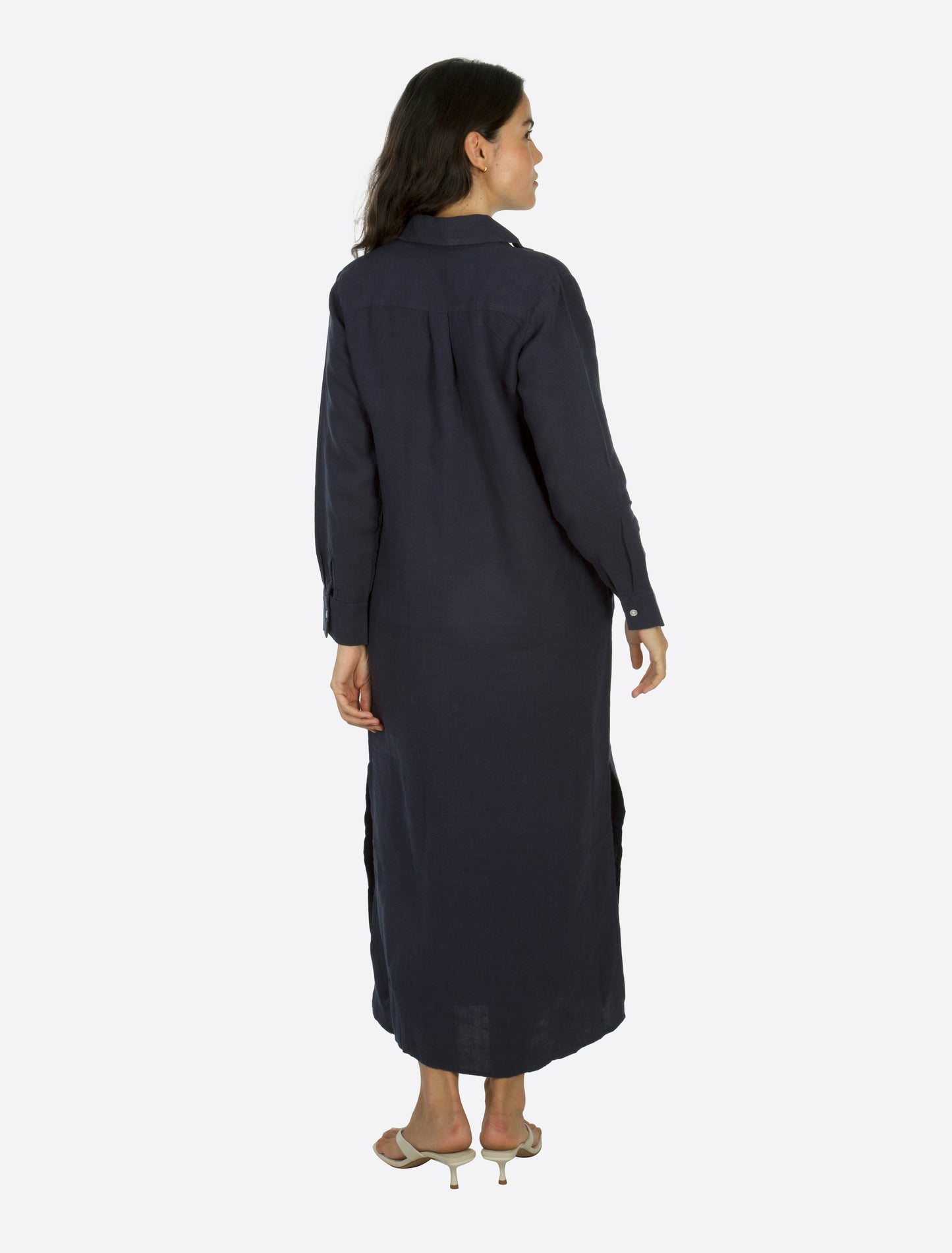 Sicily Linen dress Navy