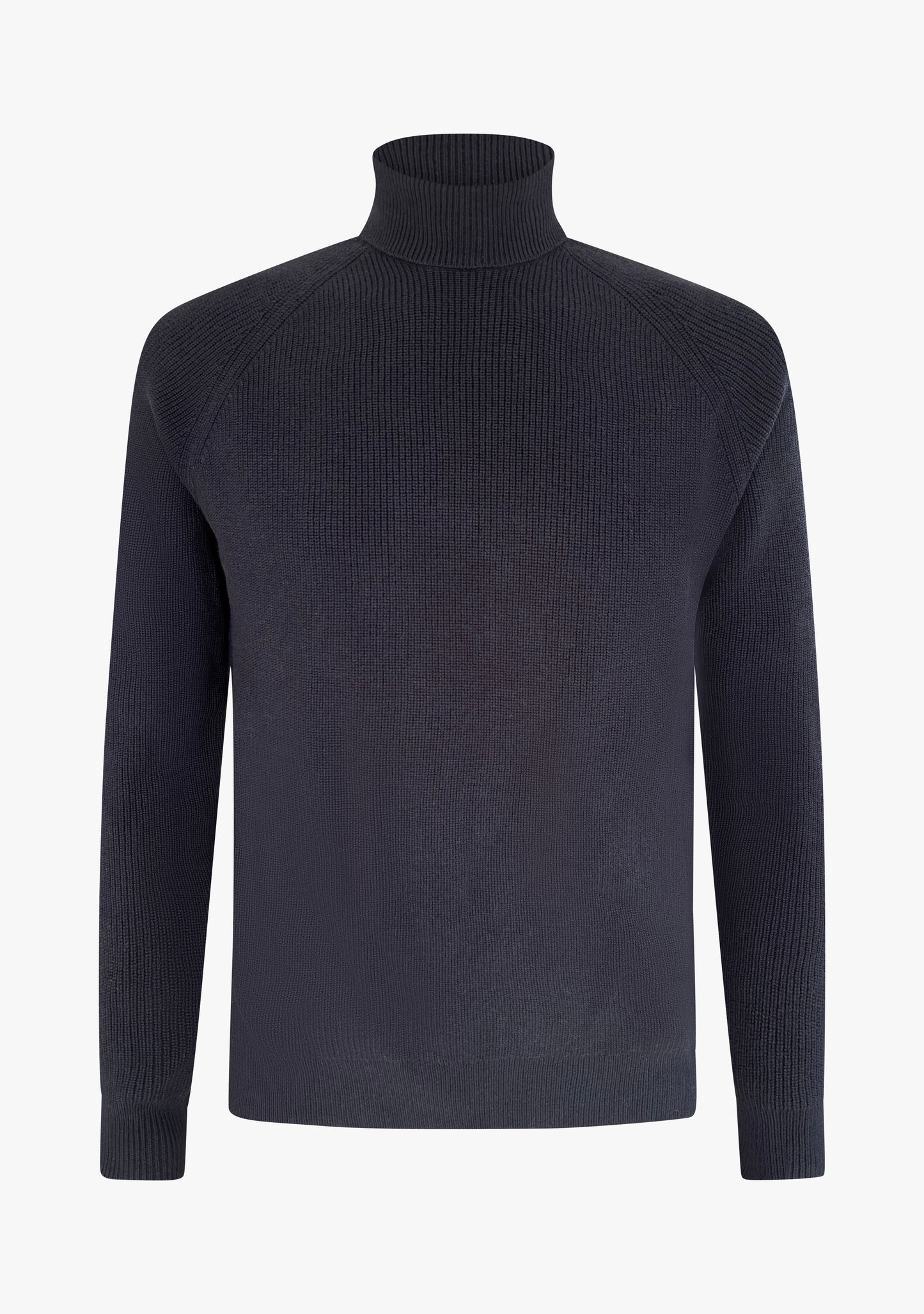 St.Moritz rib roll-neck navy