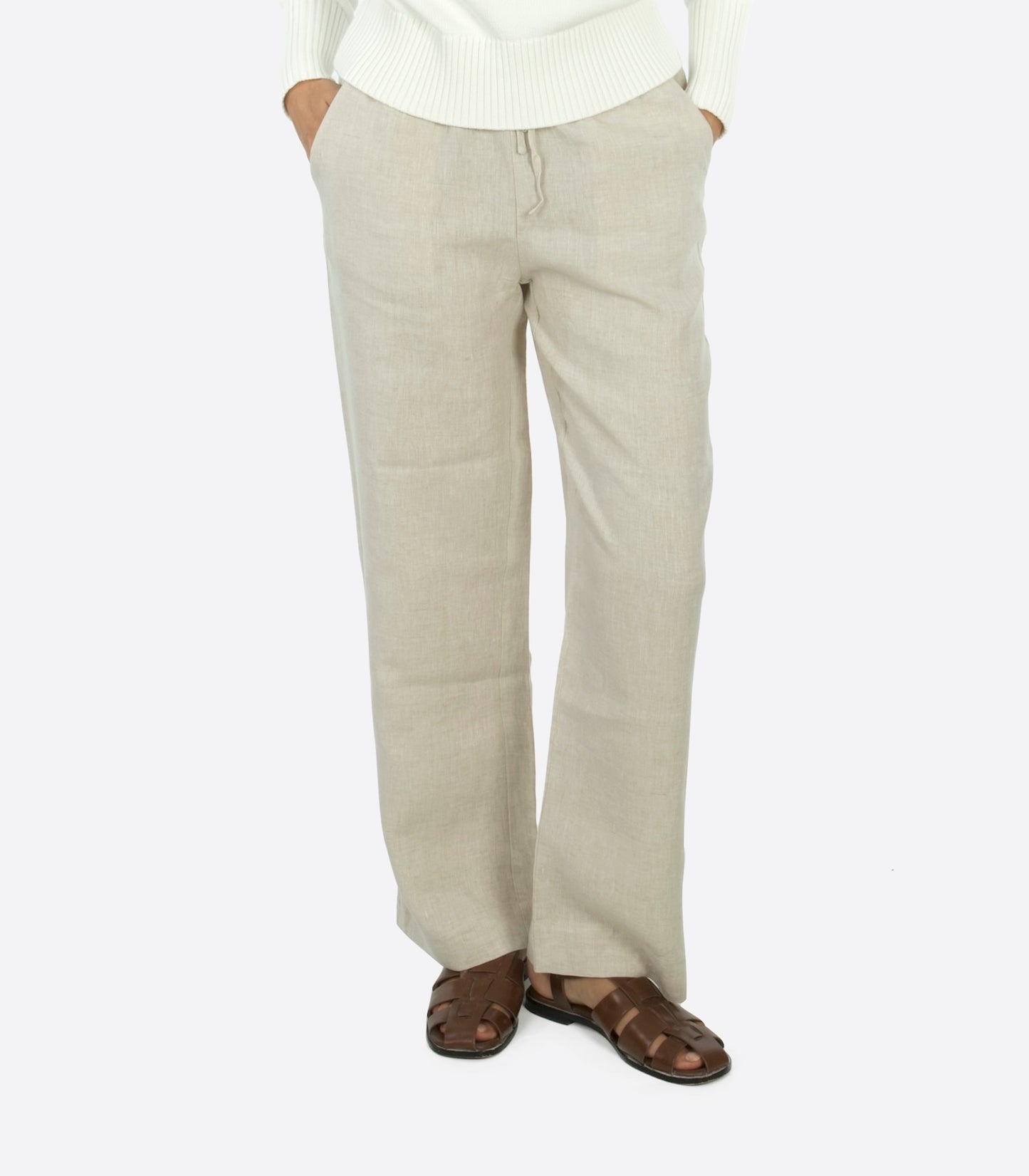 Sylvia Linen pants beige