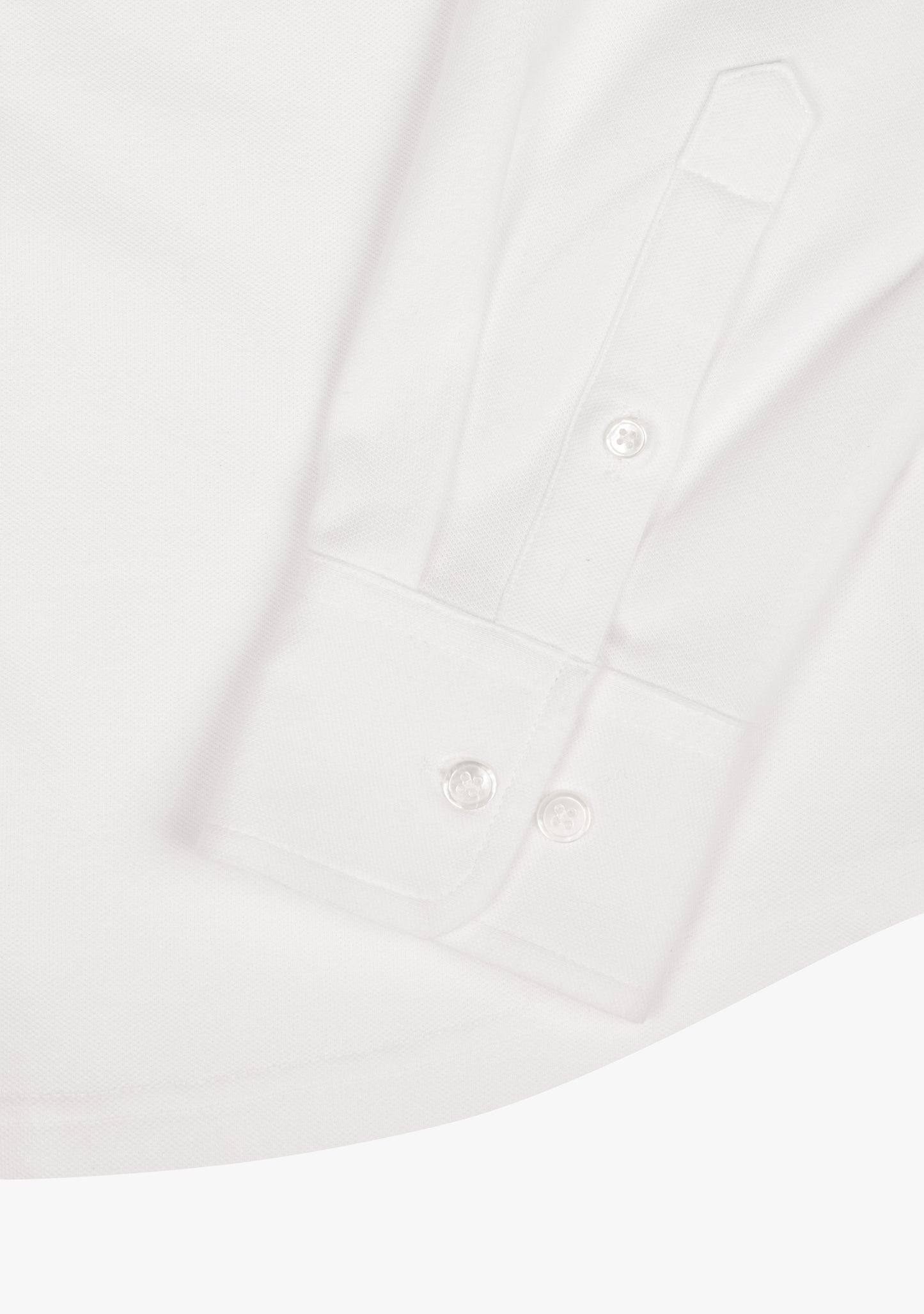 Felix Cotton Pique Shirt White