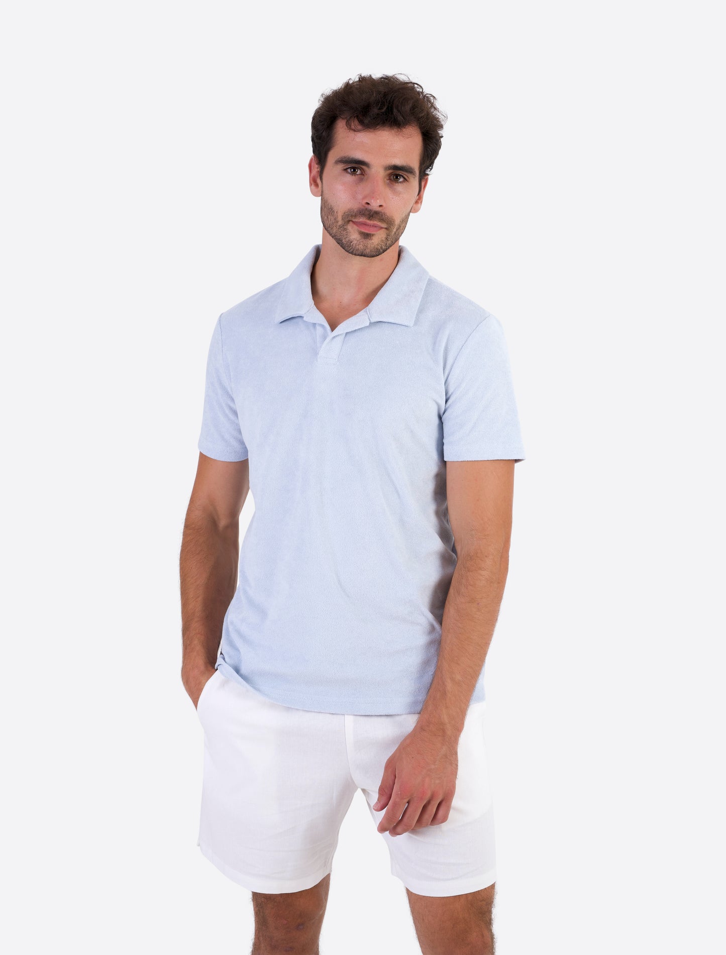 Linen Shorts White