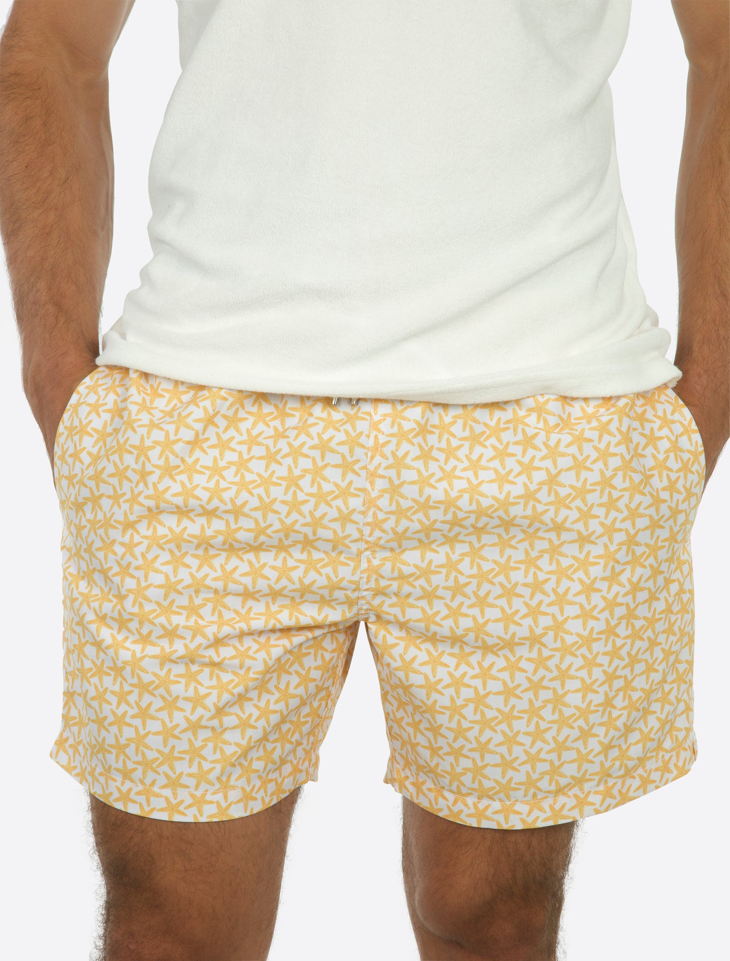 Classic Swim Shorts Yellow star
