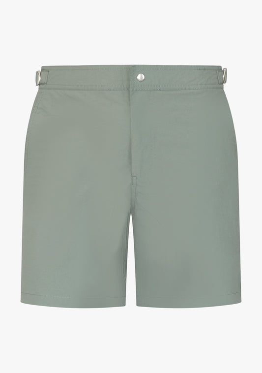 Walker Swim Shorts with side adjusters olive green
