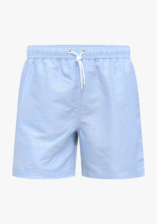 Classic Swim Shorts light blue stars