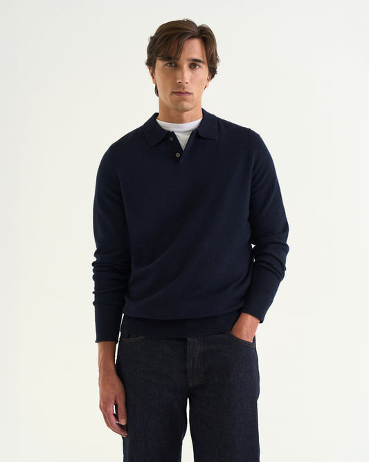 Noa polo shirt navy