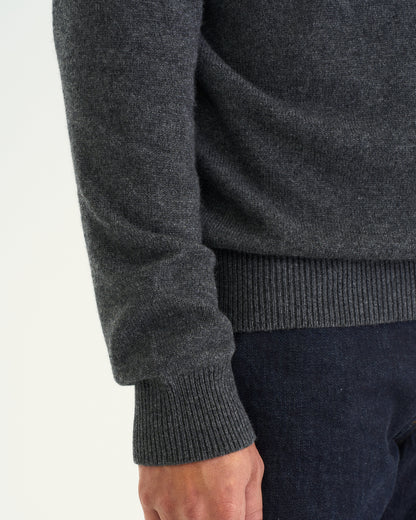 Luca merino cashmere crewneck grey