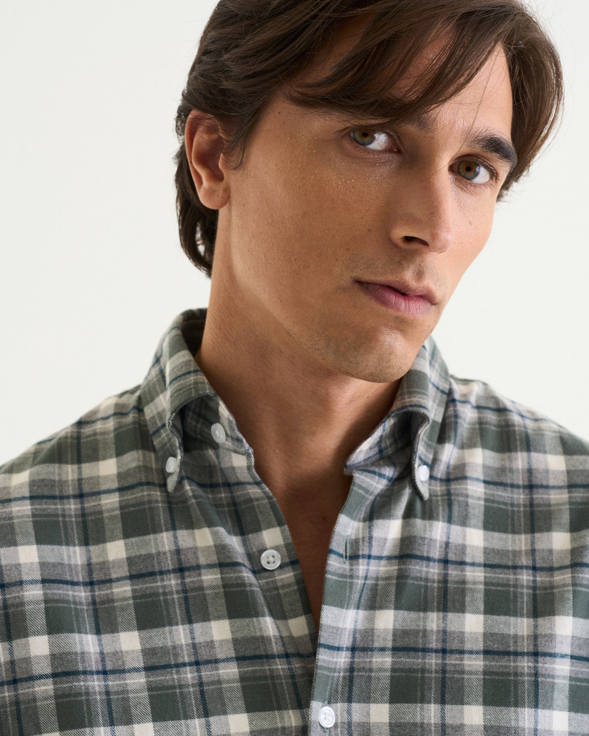 Alan flannel shirt green