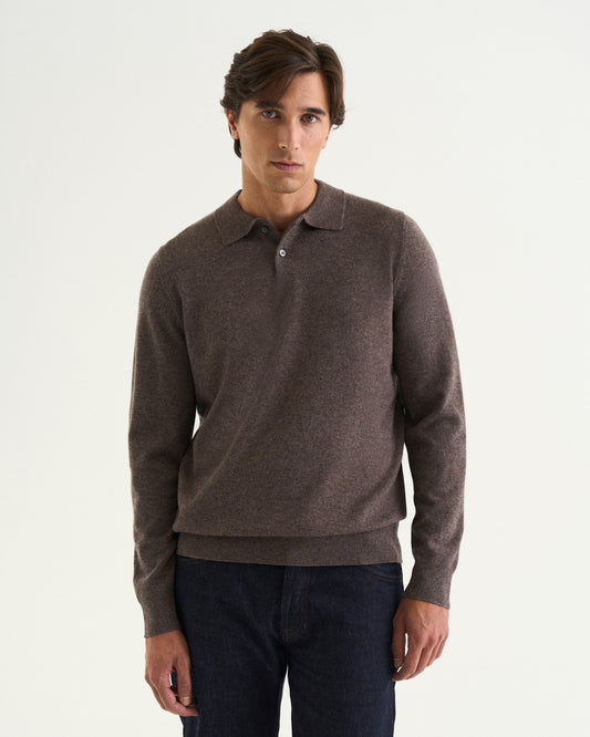 Noa polo shirt brown
