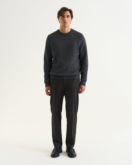 Luca merino cashmere crewneck grey