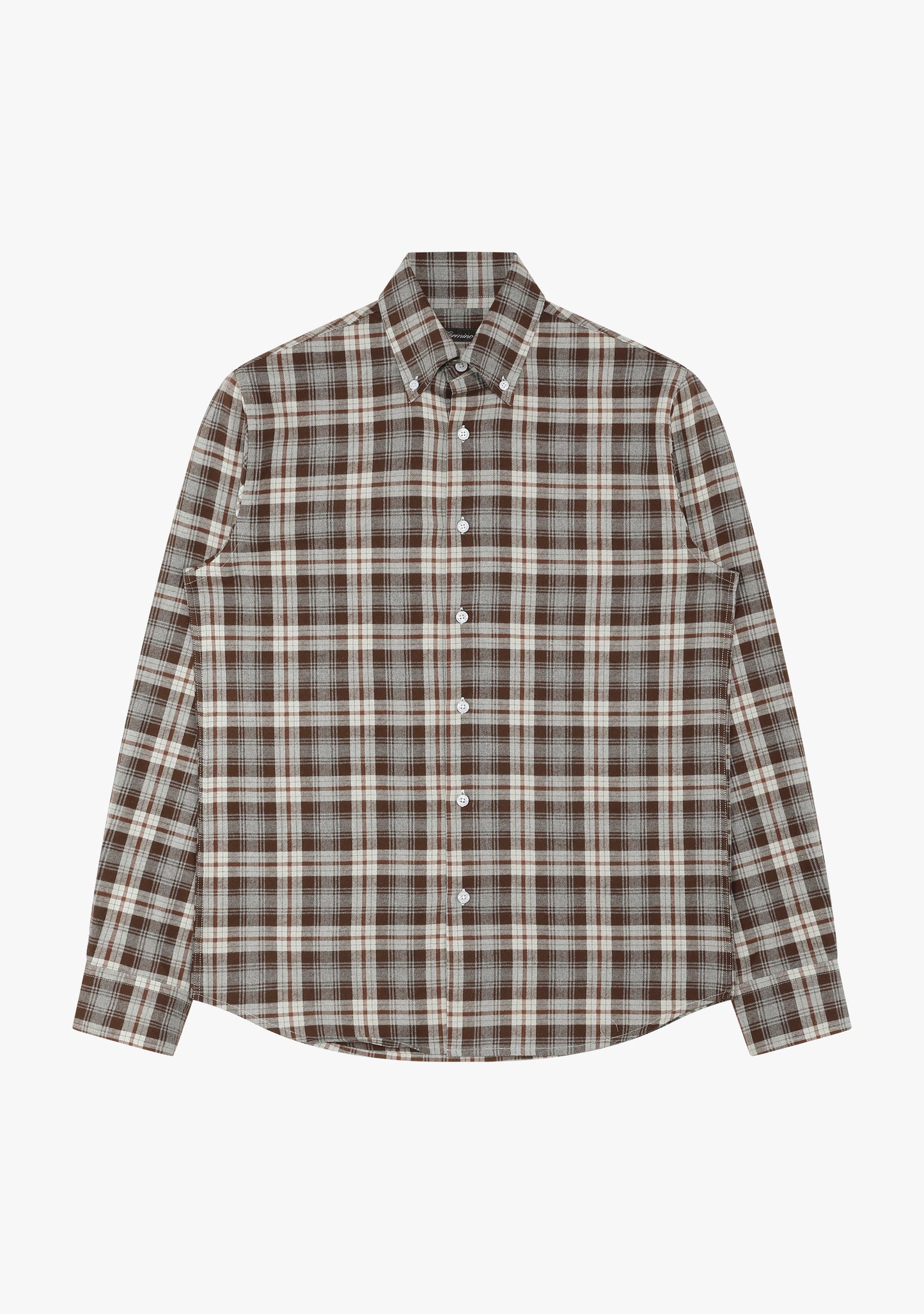 Alan flannel shirt brown