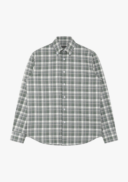 Alan flannel shirt green