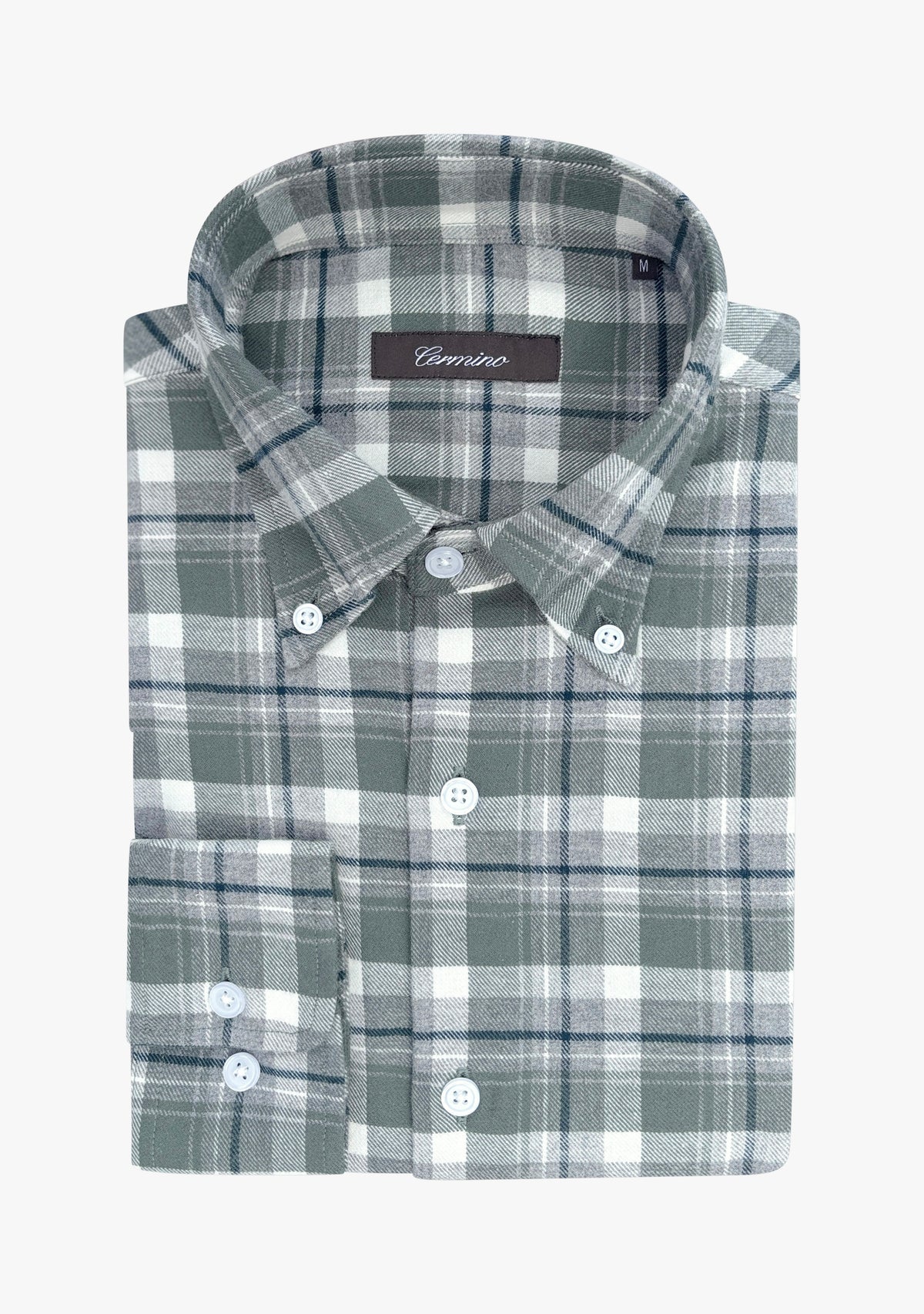 Alan flannel shirt green