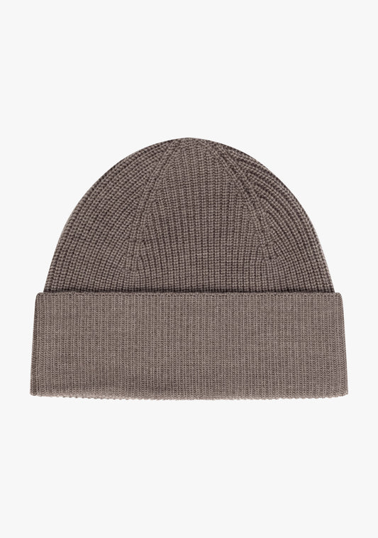 Rib beanie Taupe
