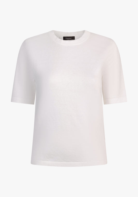 Cleo knitted t-shirt Light beige