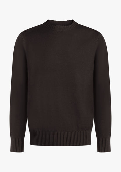 Luca crewneck sweater Brown