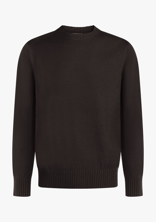 Luca crewneck sweater Brown