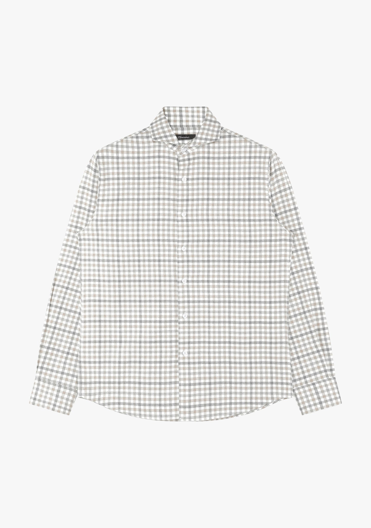 Enzo flannel shirt beige