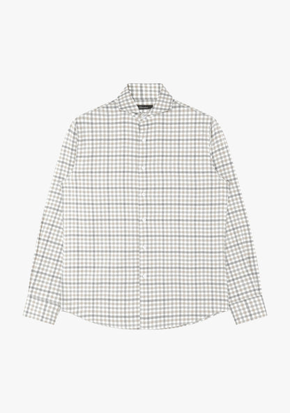 Enzo flannel shirt beige
