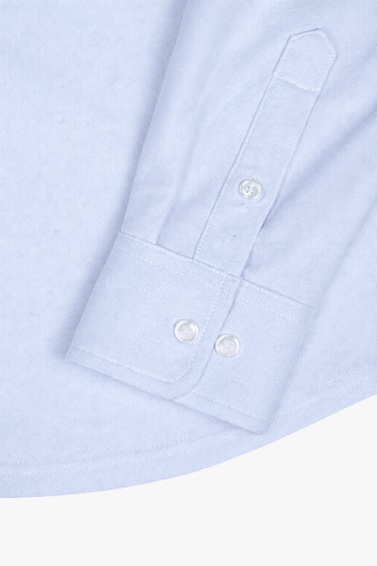 Felix Cotton Pique Shirt light blue
