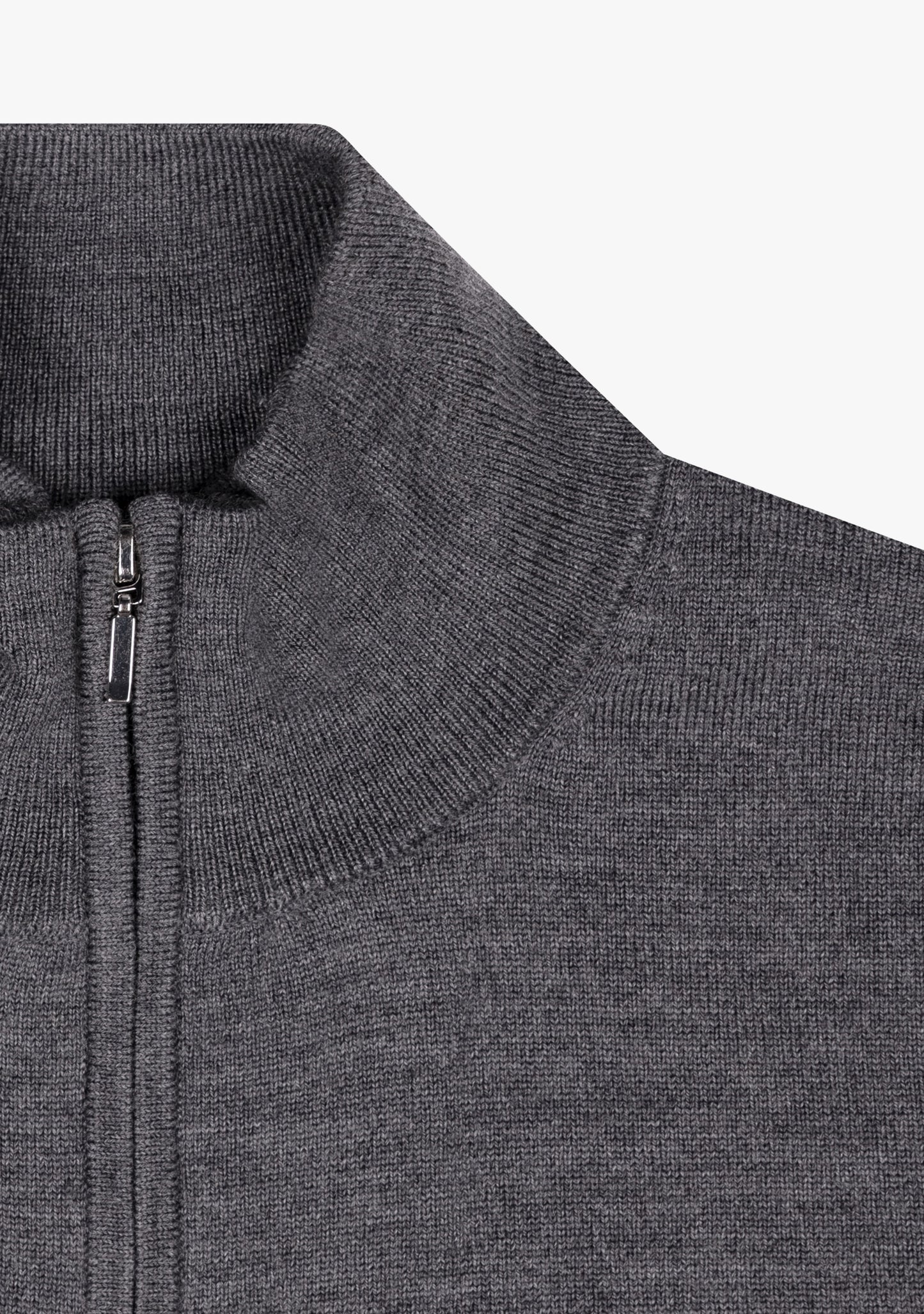 Clark Half zip sweater Grey