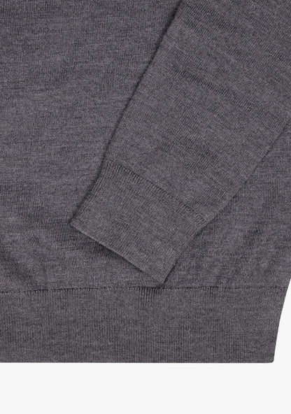 Clark Half zip sweater Grey