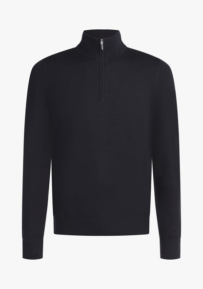 Clark Half zip sweater Navy
