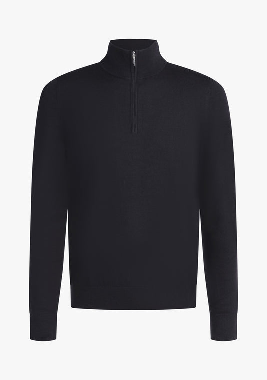 Clark Half zip sweater Navy