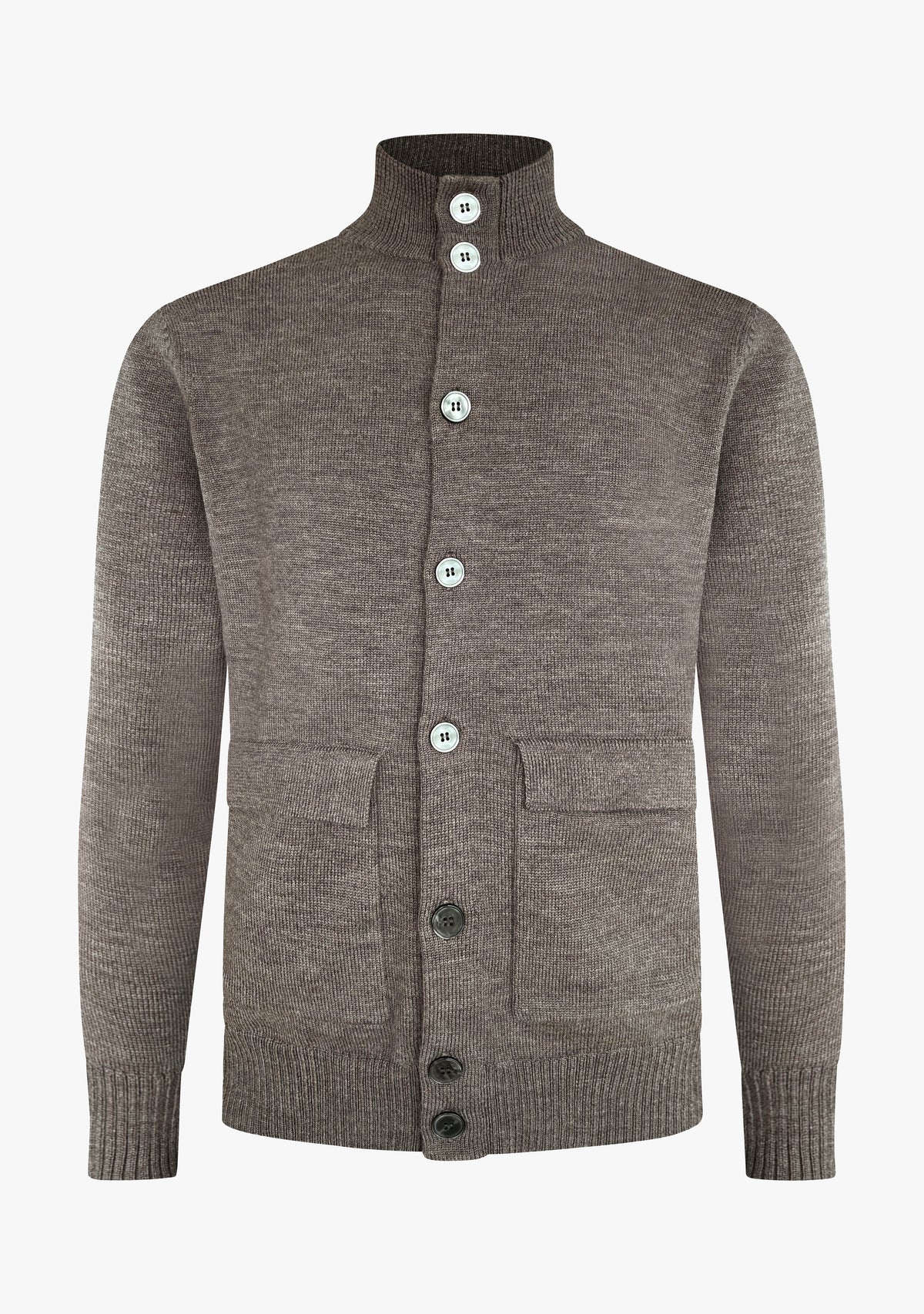 Leo cardigan brown