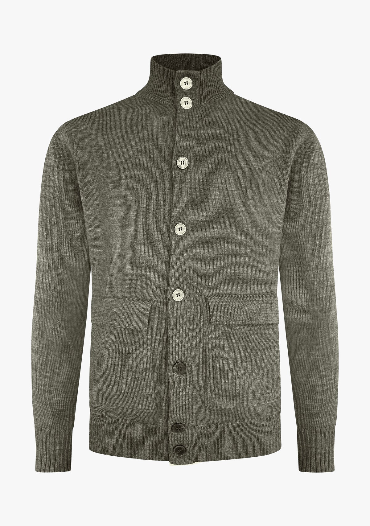 Leo cardigan dark green