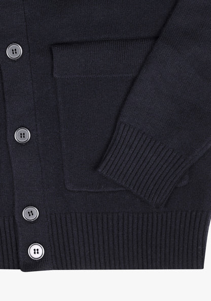 Leo Full button cardigan Navy