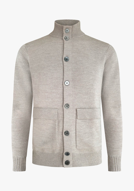 Leo cardigan taupe