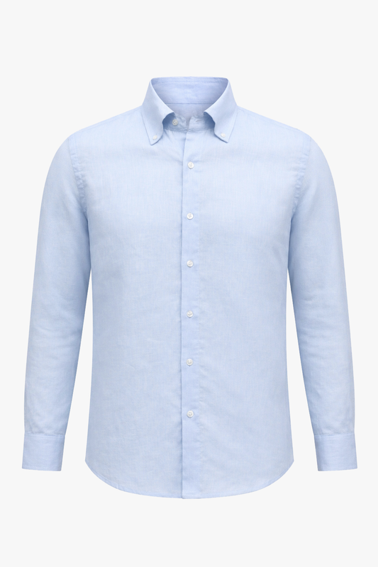 Enzo linen shirt Light blue