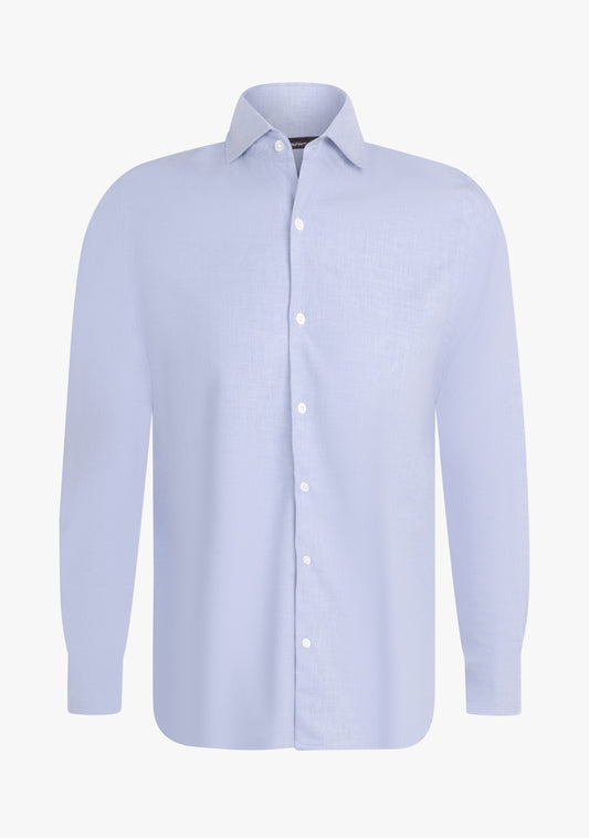 Enzo flannel shirt Light blue