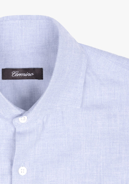 Enzo flannel shirt Light blue