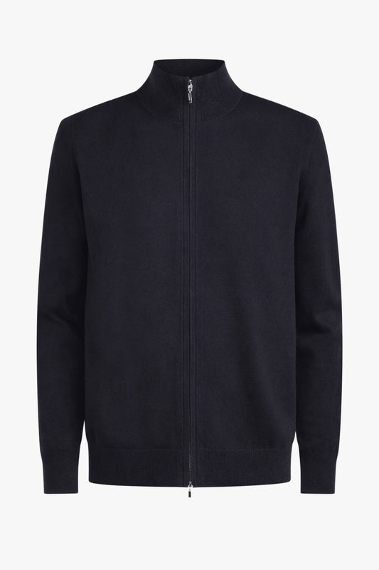 Luca full zip genser Navy